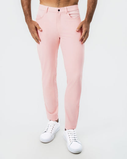 Athletic Fit Stretch Tech Chino - Coral Pink