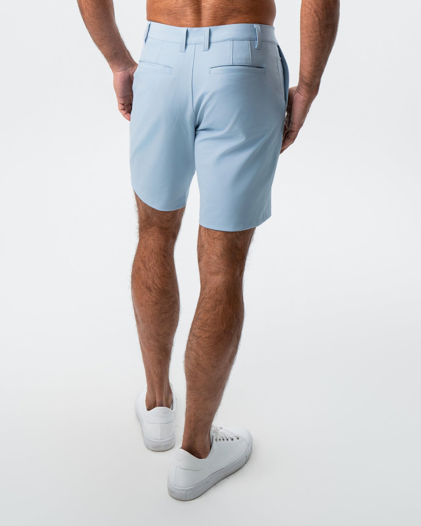 Athletic Fit Shorts - Light Blue