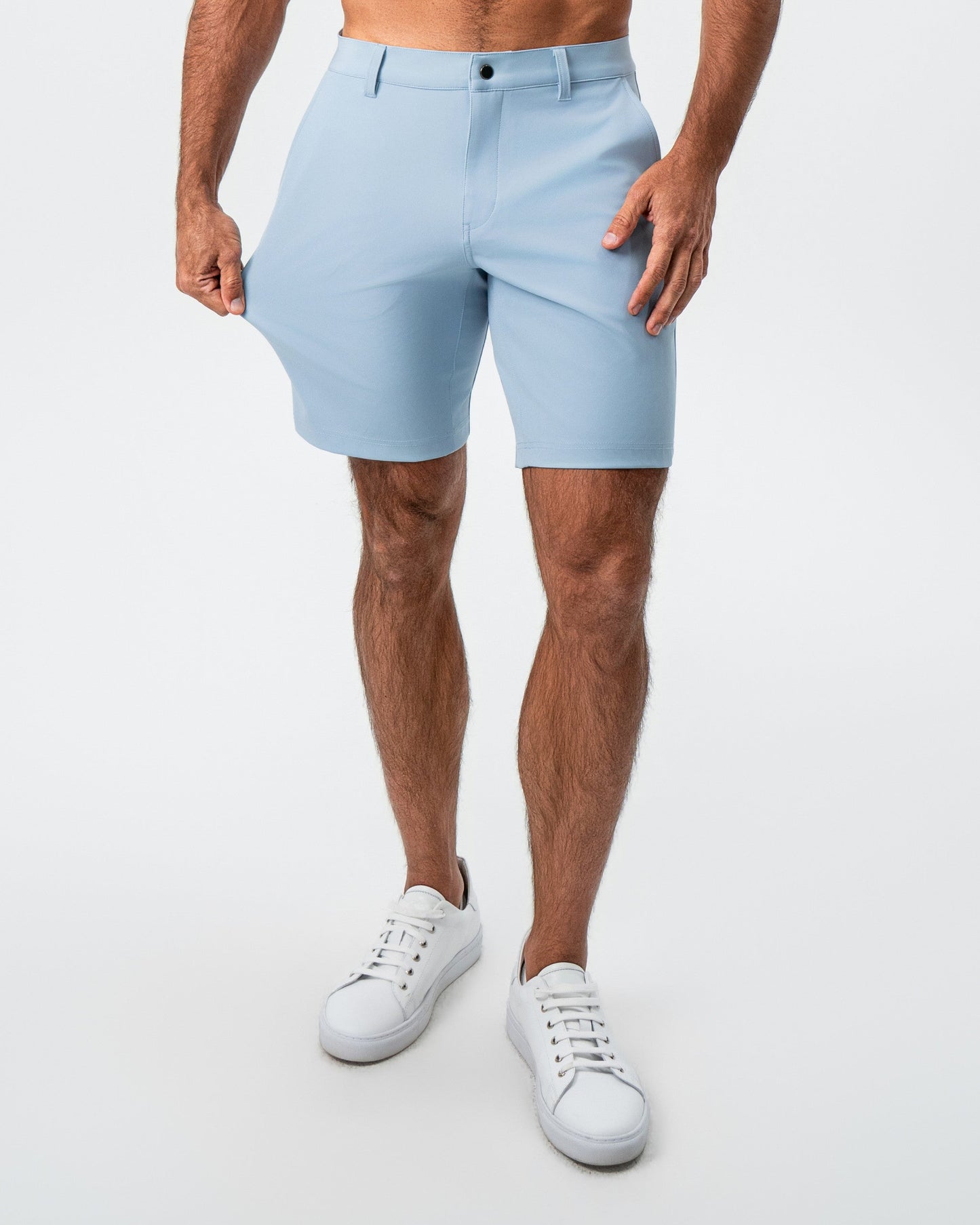 Athletic Fit Shorts - Light Blue