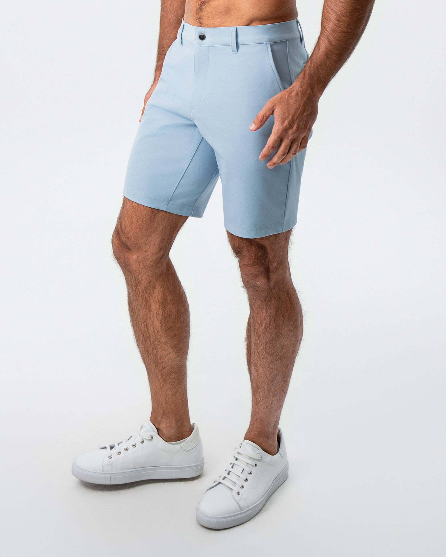 Athletic Fit Shorts - Light Blue