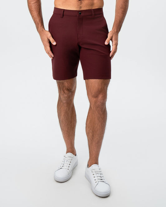 Athletic Fit Shorts - Maroon