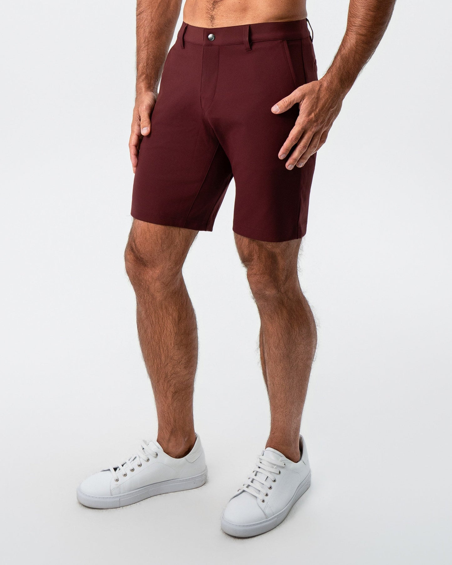Athletic Fit Shorts - Maroon