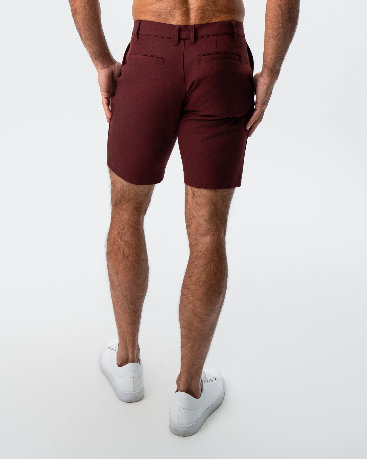 Athletic Fit Shorts - Maroon