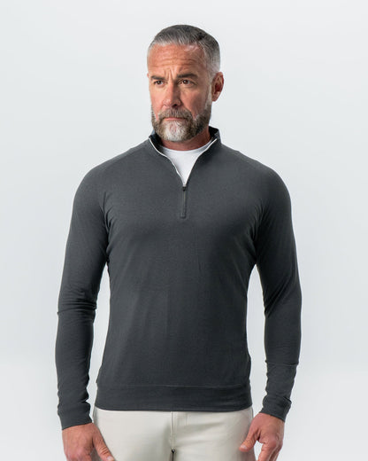 Tech Quarter Zip - Charcoal