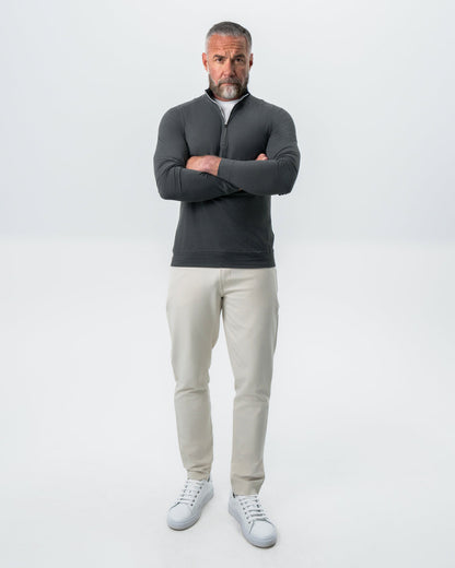 Tech Quarter Zip - Charcoal